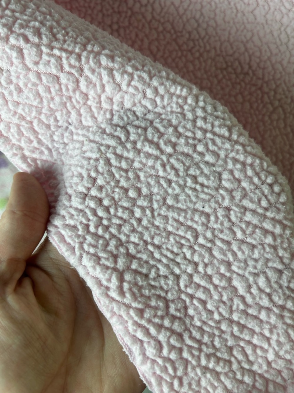 Carter's Pink Butterfly Baby Blanket White Sherpa Blue Purple Circles Dots Green - Picture 8 of 11